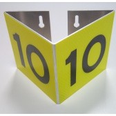 Reflecterend huisnummerbord